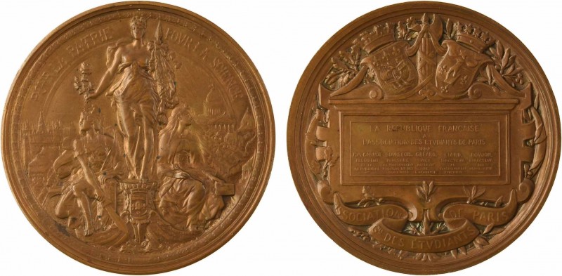 Soldi (E.) : Association des étudiants de Paris, 1892 Paris

SPL. Bronze, 70,0...