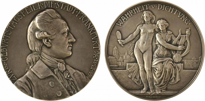 Allemagne, 150e anniversaire de Johann Wolfgang von Goethe, par Kaufmann, 1899 F...