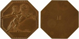 Allemagne, Amazone, par Franz Mazura (N° III), s.d

SPL. Bronze, 32,5 mm, 13,51 g, 12 h

Numérotée III au revers