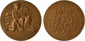 Autriche, 75e anniversaire du Wiener Herrengesang-Verein (chœur), 1843-1918

SPL. Bronze, 50,5 mm, 53,00 g, 12 h