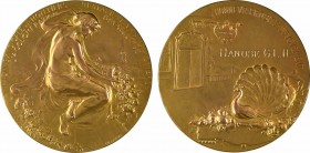 Belgique, Union des syndicale des hôteliers de Bruxelles, par Samuel, s.d

SUP+. Bronze doré, 50,5 mm, 46,46 g, 12 h

Attribution au revers