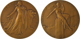 Belgique, fêtes du centenaire à Anvers, par Mauquoy, 1830-1930

SUP+. Bronze, 70,0 mm, 113,50 g, 12 h