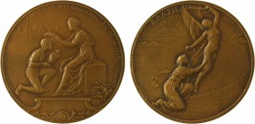 Brésil, Exposition de Rio de Janeiro, par Devreese, 1923 Bruxelles

SPL. Bronze, 75,0 mm, 123,50 g, 12 h

Avec le différent J. FONSON sur la tranc...