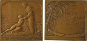 Congo Belge, 20e anniversaire de la création du Congo Belge, par Samuel, 1905 Bruxelles

SUP. Bronze, 55,0 mm, 71,30 g, 12 h

Avec le différent PA...