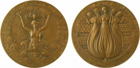 Pays-Bas, le vaste pays florissant, par C. J. van der Hoef, s.d. (1912)

SPL, R. Bronze, 65,0 mm, 121,10 g, 12 h

Splendide exemplaire frappé par ...