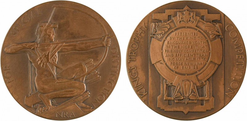 Royaume-Uni, King's Trophy Competition, par P. Metcalfe, 1929

SUP+. Bronze, 5...