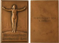 Suisse, Société photographique de Bern, par Huguenin, 1958

SPL. Bronze, 72,0 mm, 114,15 g, 12 h

Splendide plaquette uniface de style Art Déco at...