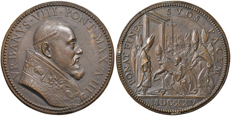 Urbano VIII (1623-1644) - Medaglia Anno III - Mis. 175 RR 23,27 grammi. 4,0 cm....