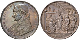 Leone XII (1823-1829) - Medaglia Anno III - Patr. 52 R In argento. 33,44 grammi. 4,2 cm. Colpetti.
qSPL

For information on shipments and exports o...