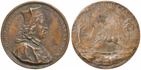 Leopoldo de' Medici (1617-1675) - Medaglia 111,44 grammi. 7,0 cm. Un esemplare simile a questo, nell'asta Baldwin's 64 del 2010, ha realizzato 360,00 ...