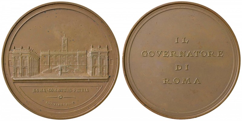 Regno d'Italia - Medaglia campidoglio di Roma 84,00 grammi. Opus Bianchi. 6,1 cm...