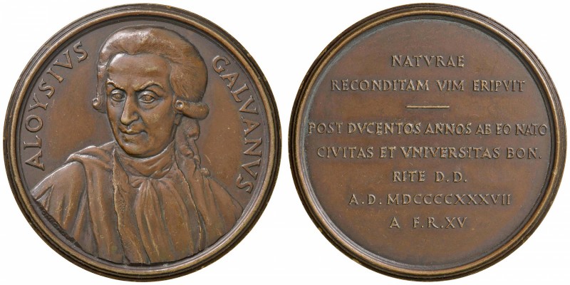 Luigi Galvani - Medaglia commemorativa 1937 137,20 grammi. 6,8 cm.
SPL+

For ...