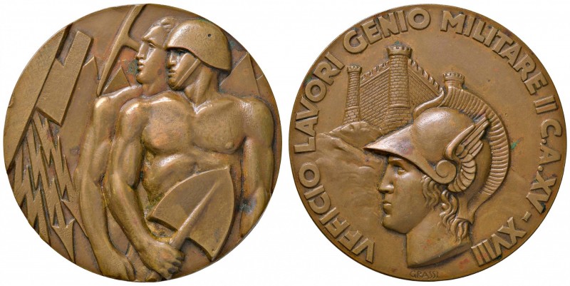 Regno d'Italia - Medaglia commemorativa Ufficio lavori genio militare 1940 132,0...