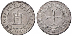 Genova – Dogi biennali (1637-1797) - Cavallotto 1669 - MIR 341/1 C Di bella qualità per la tipologia. 3,0 grammi.
SPL+

For information on shipment...