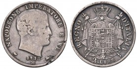 Napoleone I Re d'Italia – Milano (1805-1814) - 2 Lire 1813 - Gig. 145A R Colpi.
qBB-BB

For information on shipments and exports outside the Italia...