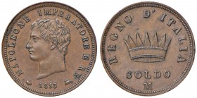 Napoleone I Re d'Italia – Milano (1805-1814) - Soldo 1813 - Gig. 215 C Colpetti.
SPL+

For information on shipments and exports outside the Italian...