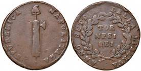 Napoli – Repubblica Napoletana (1799-1799) - 6 Tornesi - Gig. 3 C EPUBBLICA nella legenda.
qBB

For information on shipments and exports outside th...