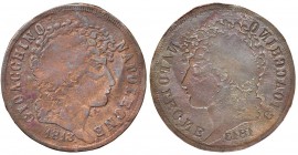 Napoli – Gioacchino Napoleone (1808-1815) - Lamina uniface del dritto del 2 lire 1813 0,65 grammi.
n.a.

For information on shipments and exports o...