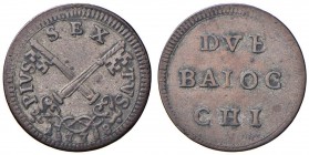 Roma – Pio VI (1775-1799) - 2 Baiocchi 1778 - Munt. 92A NC
BB

For information on shipments and exports outside the Italian territory, please read ...