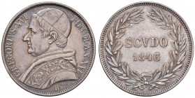 Roma – Gregorio XVI (1831-1846) - Scudo 1846 - Gig. 81 NC Colpetto.
BB-SPL

For information on shipments and exports outside the Italian territory,...