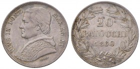 Roma – Pio IX (1846-1870) - 20 Baiocchi 1860 An. 15 - Gig. 98 C
qSPL

For information on shipments and exports outside the Italian territory, pleas...