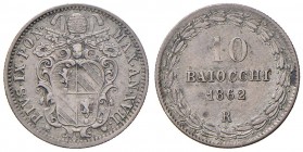 Roma – Pio IX (1846-1870) - 10 Baiocchi 1862 An. XVII - Gig. 132 C
BB-SPL

For information on shipments and exports outside the Italian territory, ...