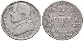 Roma – Pio IX (1846-1870) - 2 Lire 1867 - Gig. 287 C
BB

For information on shipments and exports outside the Italian territory, please read the te...