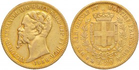 Genova – Vittorio Emanuele II (1849-1861) - 20 Lire 1858 - Gig. 15 C
qBB

For information on shipments and exports outside the Italian territory, p...