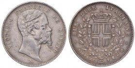 Firenze – Vittorio Emanuele II (1849-1861) - 2 Lire 1860 - Gig. 7 R Mancanza di metallo.
BB+

For information on shipments and exports outside the ...