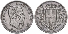 Napoli – Vittorio Emanuele II (1861-1878) - 5 lire 1862 - Gig. 33 R
QBB-BB

For information on shipments and exports outside the Italian territory,...