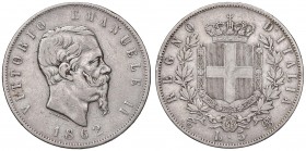 Torino – Vittorio Emanuele II (1861-1878) - 5 lire 1862 - Gig. 34 RR
BB

For information on shipments and exports outside the Italian territory, pl...