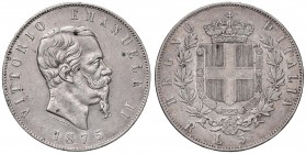 Roma – Vittorio Emanuele II (1861-1878) - 5 lire 1875 - Gig. 50 NC
BB

For information on shipments and exports outside the Italian territory, plea...