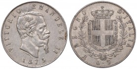 Roma – Vittorio Emanuele II (1861-1878) - 5 lire 1875 - Gig. 50 NC
BB

For information on shipments and exports outside the Italian territory, plea...