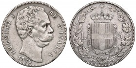 Umberto I (1878-1900) - 5 Lire 1879 - Gig. 24 C
BB

For information on shipments and exports outside the Italian territory, please read the terms a...