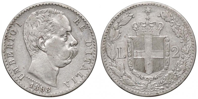 Umberto I (1878-1900) - 2 Lire 1898 - Gig. 33 R
QBB-BB

For information on sh...