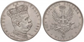 Umberto I – Colonia Eritrea (1890-1896) - Tallero 1891 - Gig. 1 R Colpetti.
qSPL

For information on shipments and exports outside the Italian terr...