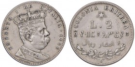 Umberto I – Colonia Eritrea (1890-1896) - 2 Lire 1896 - Gig. 4 R
BB+

For information on shipments and exports outside the Italian territory, pleas...
