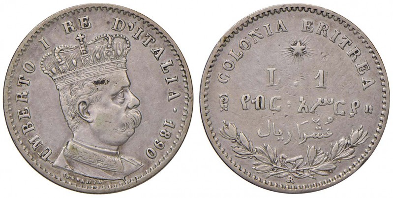 Umberto I – Colonia Eritrea (1890-1896) - Lira 1890 - Gig. 5 NC
BB

For infor...