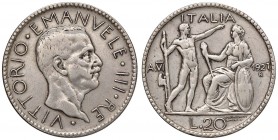 Vittorio Emanuele III (1900-1943) - 20 Lire 1927 Anno VI Falso in argento - Gig. 36 C 15,12 grammi.
qBB

For information on shipments and exports o...