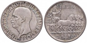 Vittorio Emanuele III (1900-1943) - 20 Lire 1936 - Gig. 45 R Bellissima patina iridescente.
QFDC-FDC

For information on shipments and exports outs...