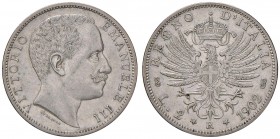 Vittorio Emanuele III (1900-1943) - 2 Lire 1902 - Gig. 90 R Minimi colpetti.
qSPL

For information on shipments and exports outside the Italian ter...