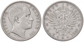 Vittorio Emanuele III (1900-1943) - 2 Lire 1907 - Gig. 95 C Colpetto.
QBB-BB

For information on shipments and exports outside the Italian territor...