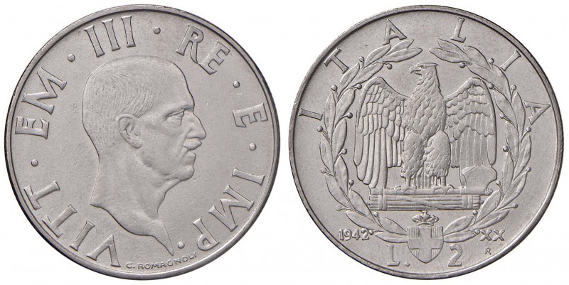 Vittorio Emanuele III (1900-1943) - 2 Lire 1942 - Gig. 123 RR
qFDC

For infor...