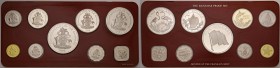 Bahamas - Set 1976 - KM PS14 C In Franklin Mint box. Circa 88 grammi di argento fino. Scatola in discrete condizioni.&nbsp;Scritte a penna sulla confe...