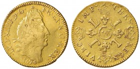 Francia – Luigi XIV - Luigi d'oro 1694 - Gad. 252 C Leggermente ondulato. 6,71 grammi.
BB

For information on shipments and exports outside the Ita...