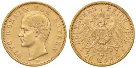Germania – Otto (1886-1913) - 20 Mark 1900 D - FR. 3768 C
qSPL

For information on shipments and exports outside the Italian territory, please read...