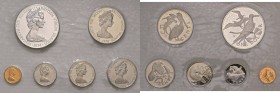 Isole Vergini - Set 1974 - KM PS2 C In Franklin Mint box. 25,7 grammi di argento 925. Scatola in discrete condizioni.&nbsp;Scritte a penna sulla confe...