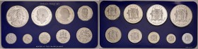 Jamaica - Set 1976 - KM PS13 C In Franklin Mint box. Circa 58 grammi di argento fino. Scatola in discrete condizioni.&nbsp;Scritte a penna sulla confe...
