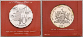Trinidad e Tobago - 10 Dollari 1976 - KM 36A C In scatola in discrete condizioni.&nbsp;Scritte a penna sulla confezione esterna.
PROOF

For informa...