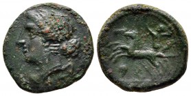 Bruttium. The Brettii circa 214-208 BC. Bronze Æ